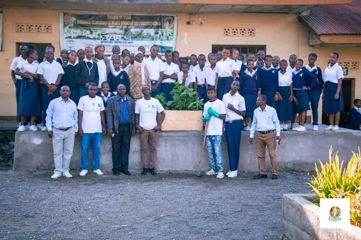 GOMA: 2500 ARBRES FRUITIERS PLANTÉS PAR L'ORGANISATION EDEN SERVICES RDCONGO